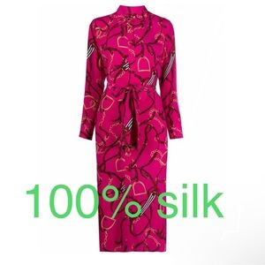 Ralph Lauren 100% silk pink dress